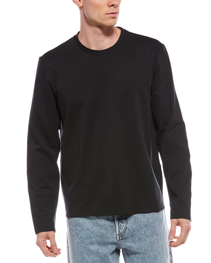 Rag & Bone Lewis Crewneck Sweatshirt In Black