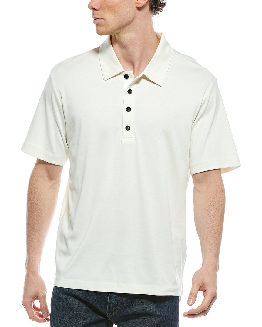 Rag & Bone Cliff Polo Shirt In Gray