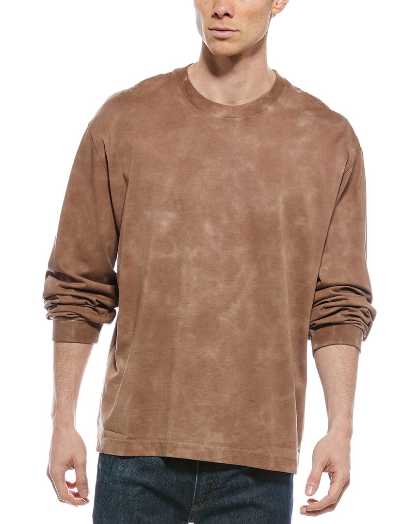Rag & Bone Washed Cliff T-shirt In Brown