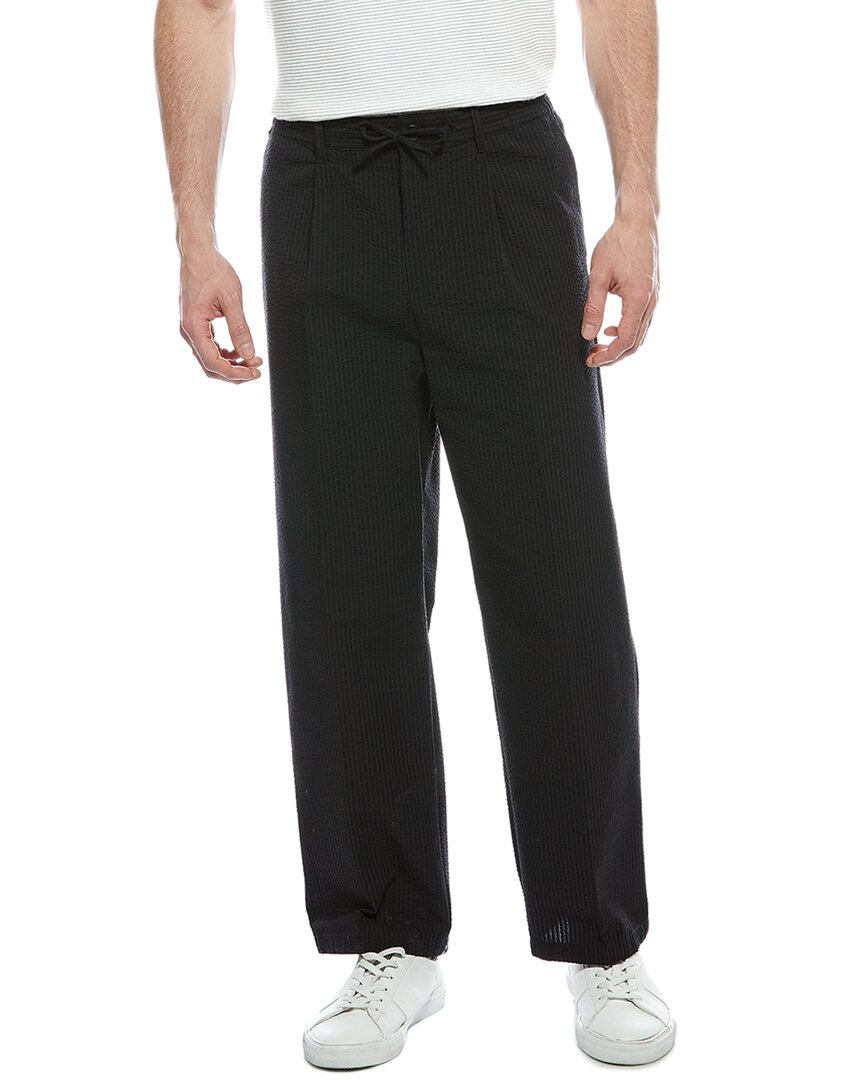Scotch & Soda Relaxed Straight Pant In Black