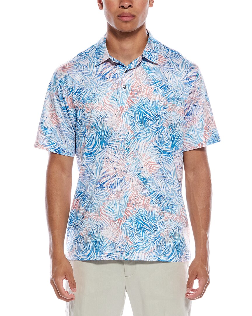 Robert Graham Gravity Print Short Sleeve Performance Polo In Multi
