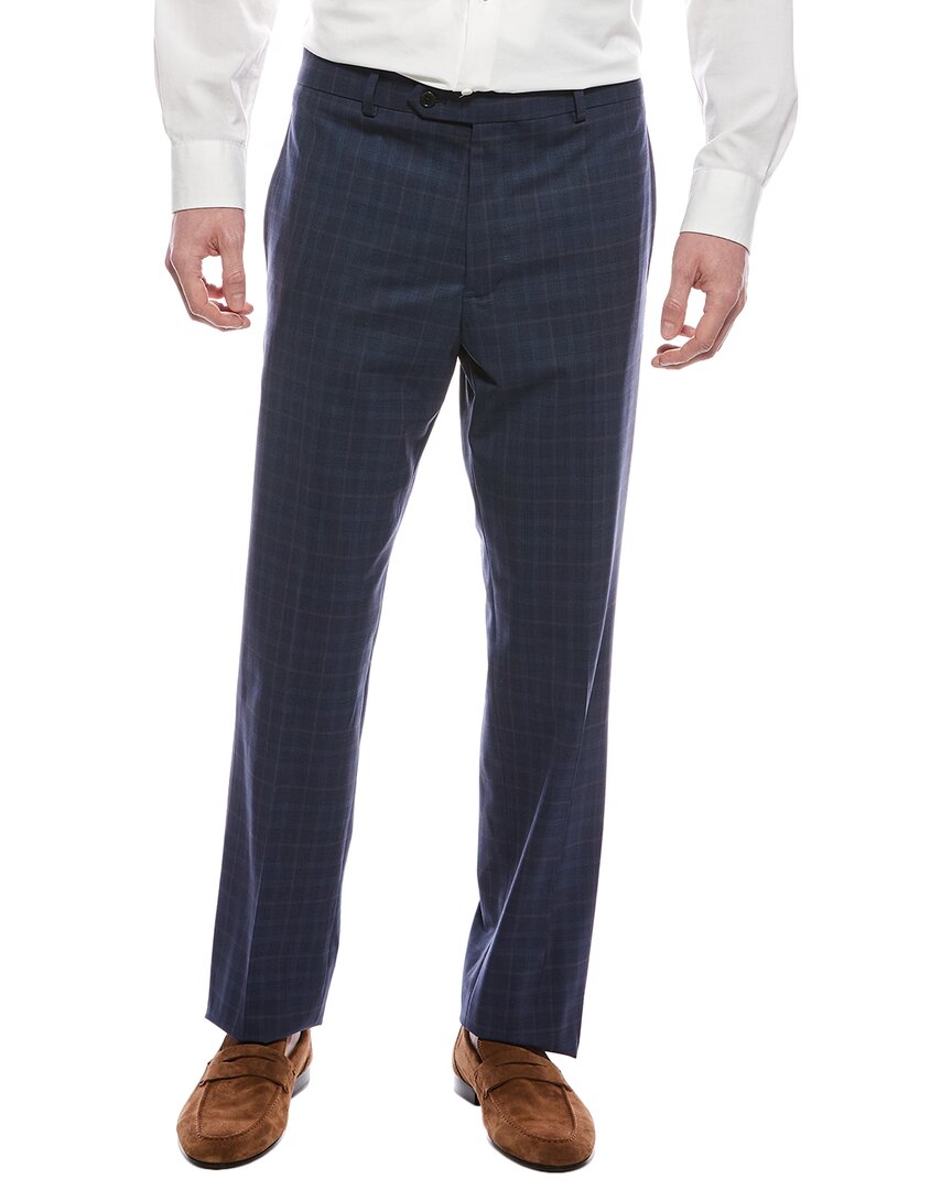 Brooks Brothers Wool-blend Trouser In Blue