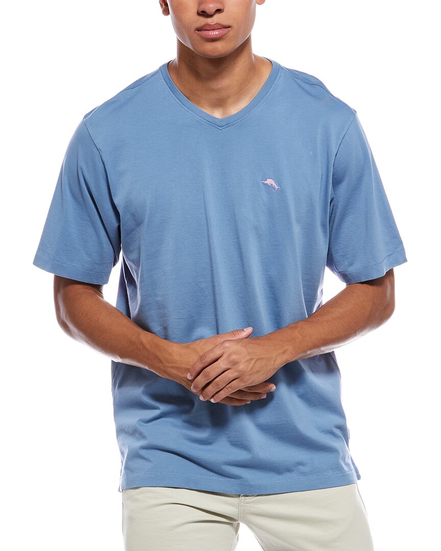 Tommy Bahama New Bali Skyline V-neck T-shirt In Blue