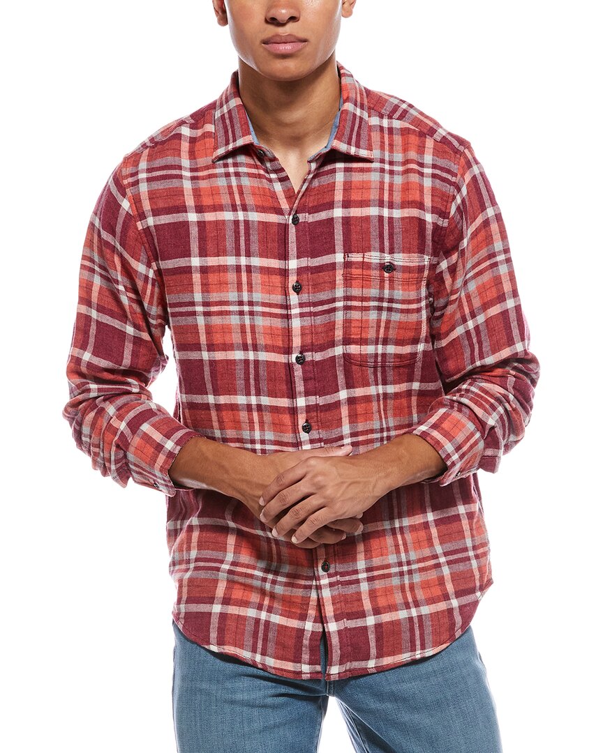 Tommy Bahama Double Duty Check Flannel Shirt In Multi