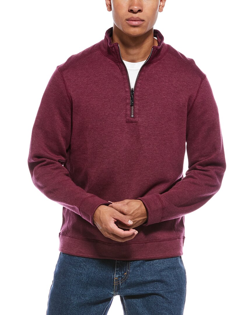 Tommy Bahama New Flip Coast Half Zip Pullover In Brown