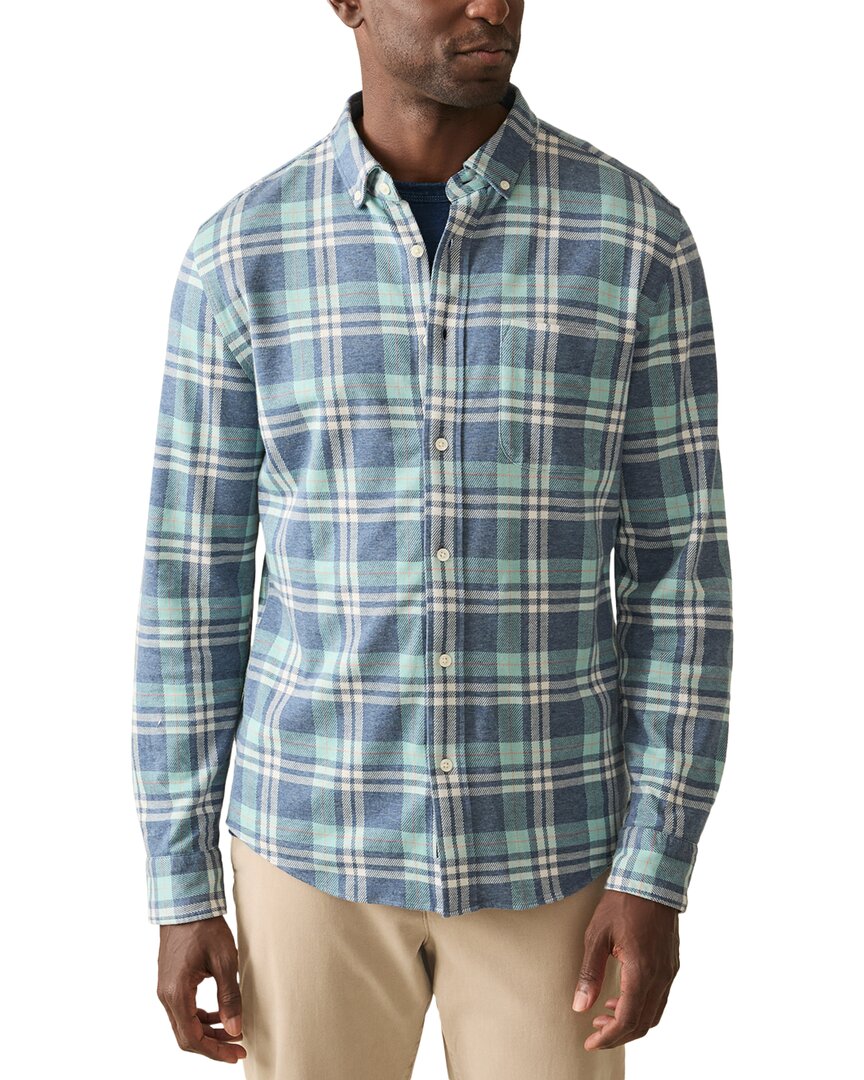 Faherty Coastline Knit Shirt In Multi