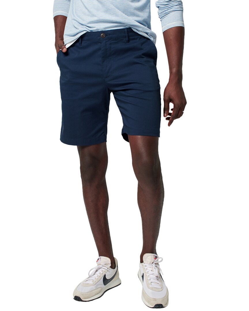 Faherty Movement Chino Short In Blue