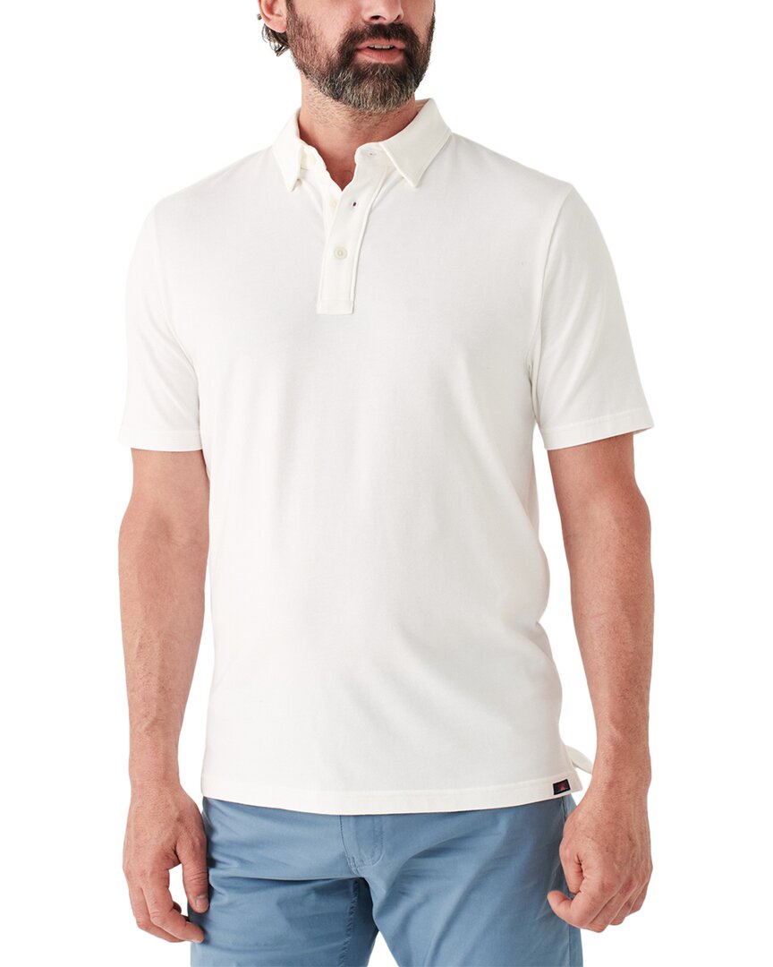 Faherty Movement Polo Shirt In Neutral
