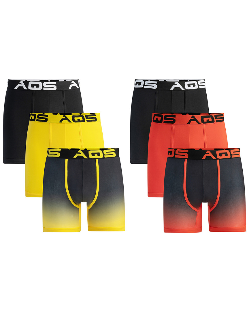 Aqs Pack Of 6 Ombre Boxer Briefs