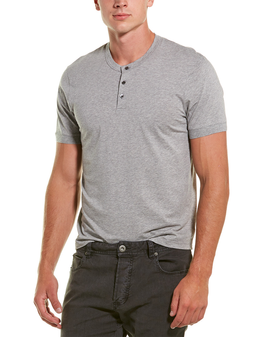 James Perse Cashmere-Blend Henley Shirt Men's 5 | eBay