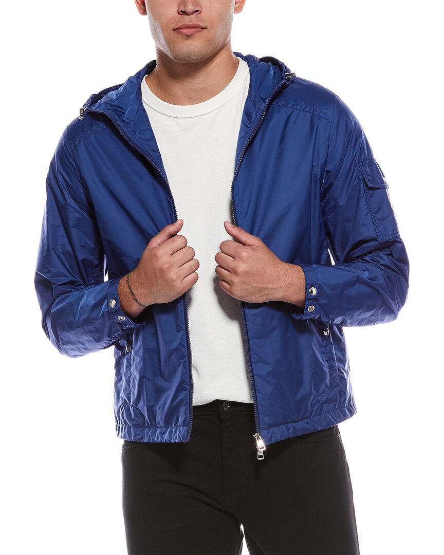 Moncler Etiache Techno Fabric Jacket In Blue
