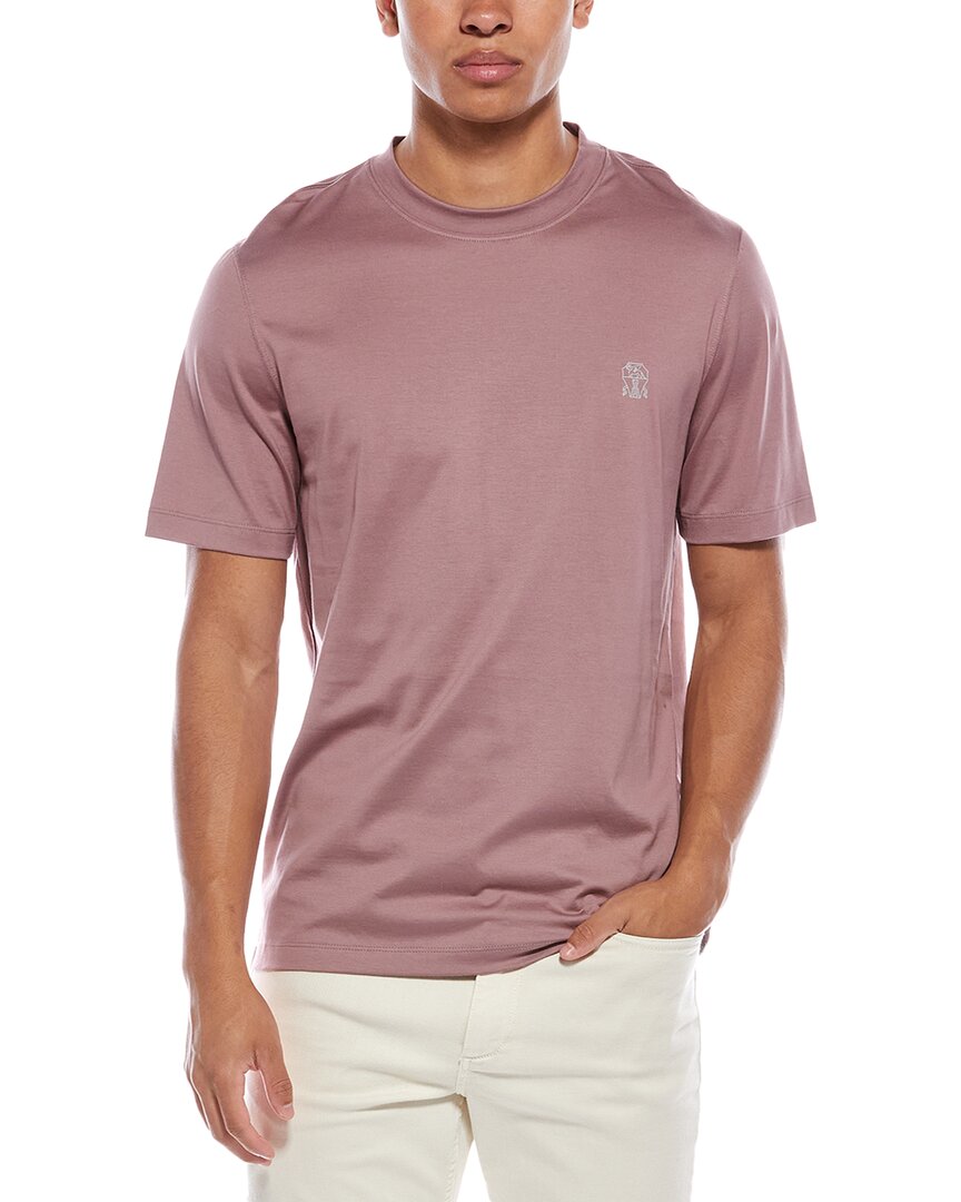 Brunello Cucinelli T-shirt In Pink