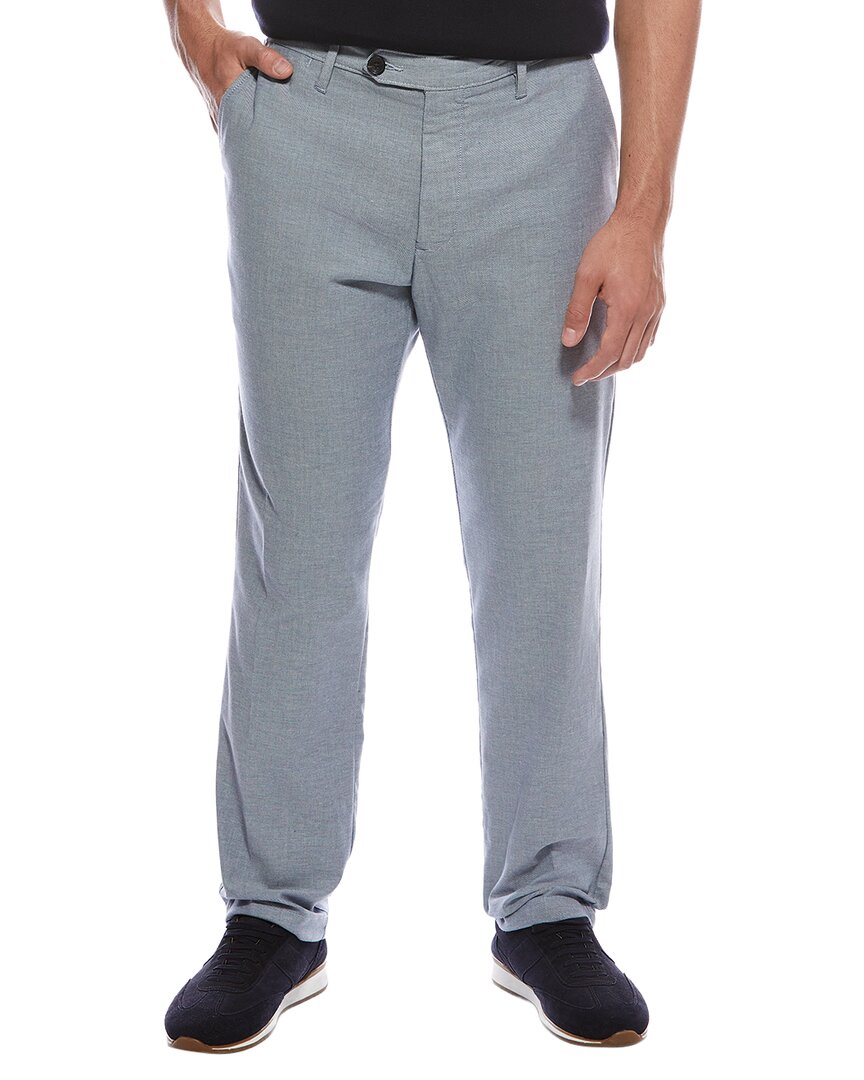 Scotch & Soda Flat Front Pant In Gray