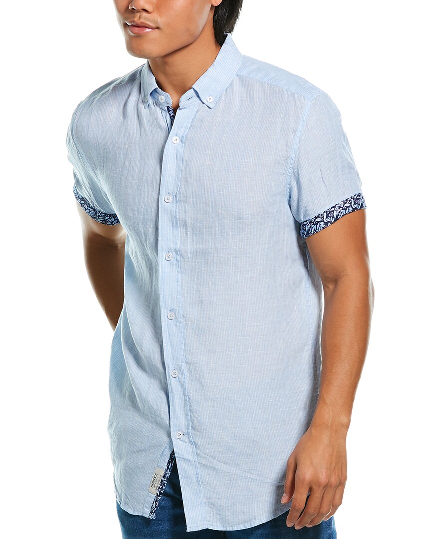 Image of Heritage by Report Collection Fancy Linen Woven Shirt