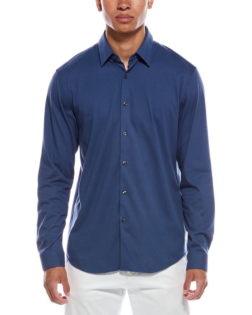 Theory Irving Shirt In Blue