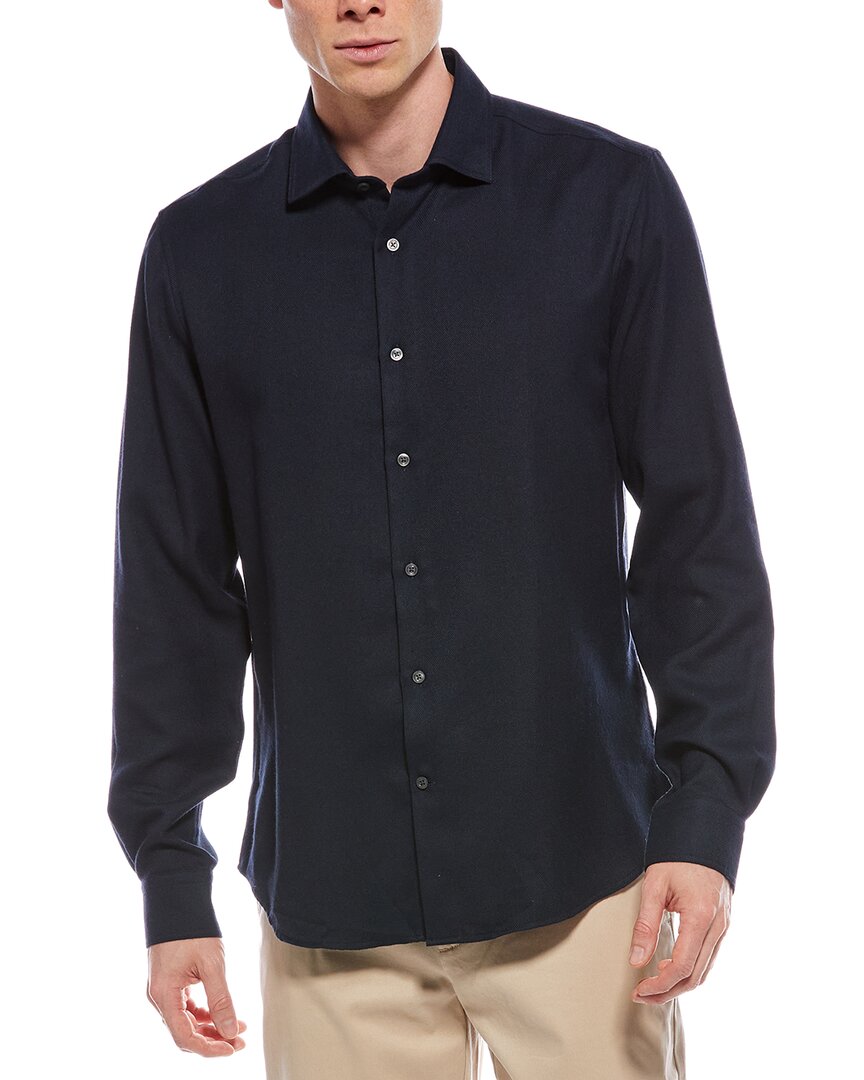 Reiss Oe Chaser Brushed Cotton Top