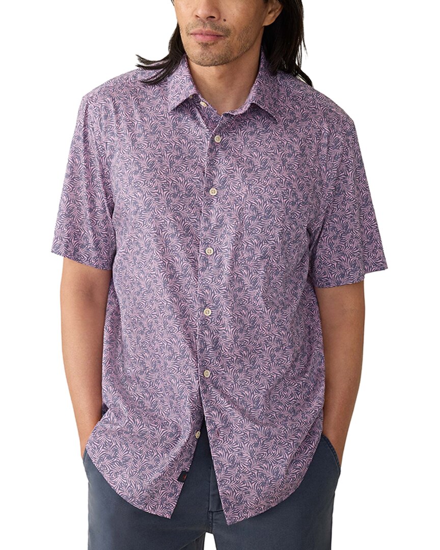 Faherty Movement Monterrey Shirt In Pink