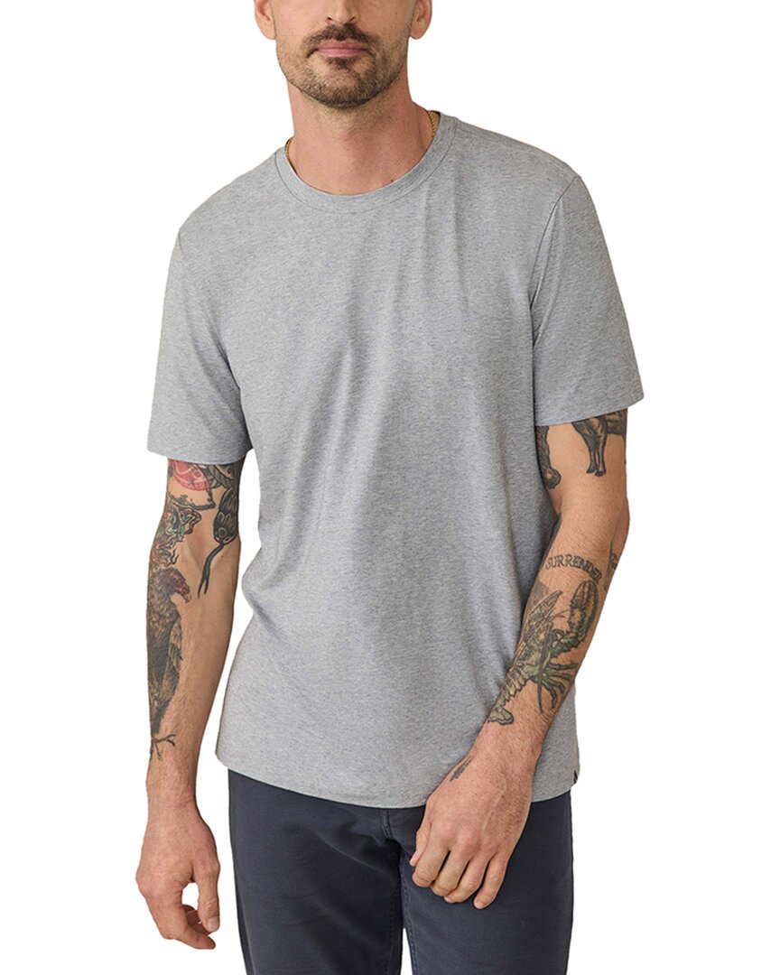 Faherty Movement T-shirt In Gray