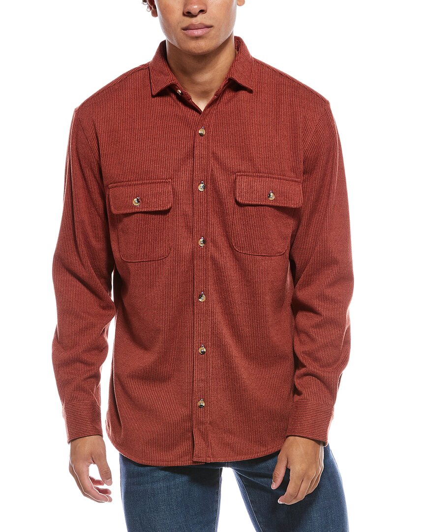 Tailorbyrd Houndstooth Shirt In Multi