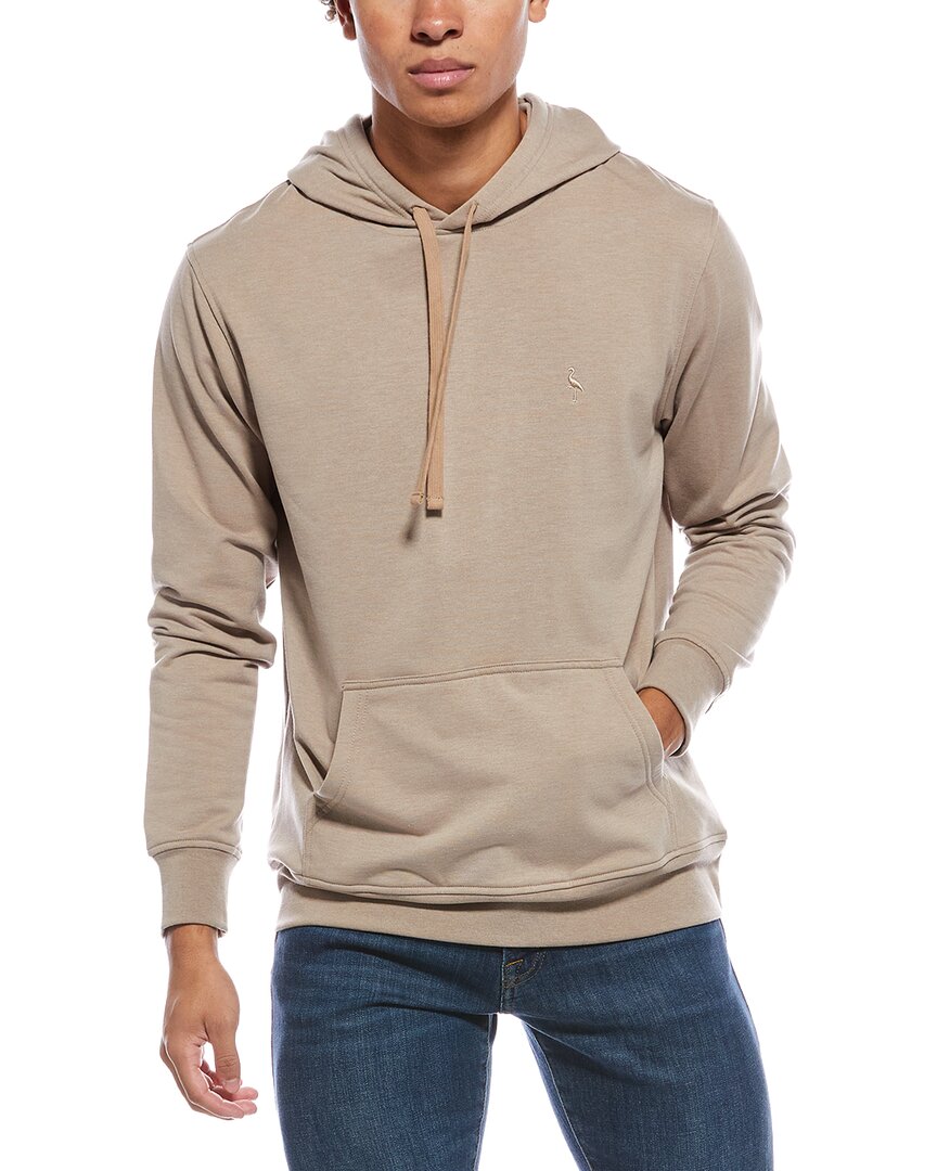 Tailorbyrd Fleece Hoodie In Brown