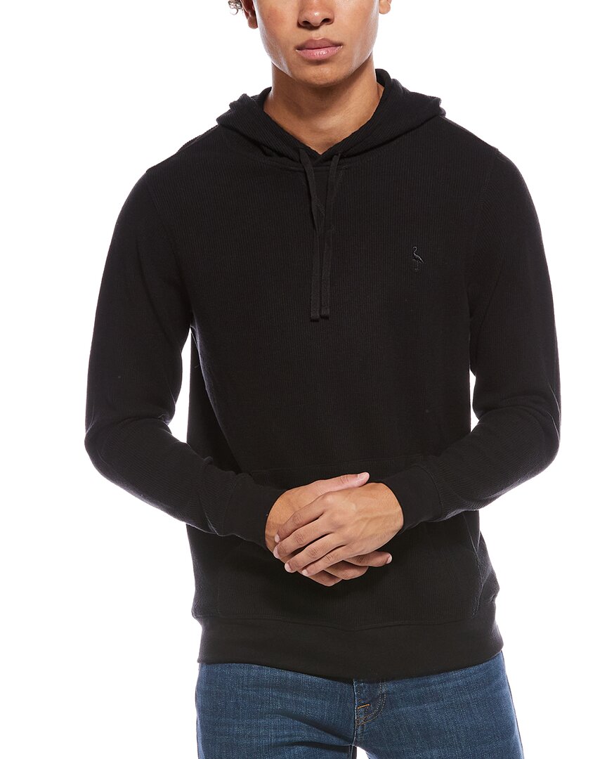 Tailorbyrd Cozy Knit Hoodie In Black