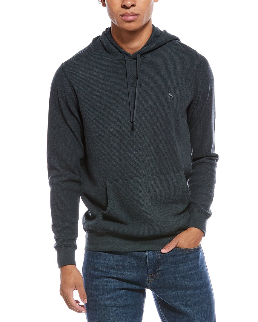 Tailorbyrd Cozy Knit Hoodie In Blue