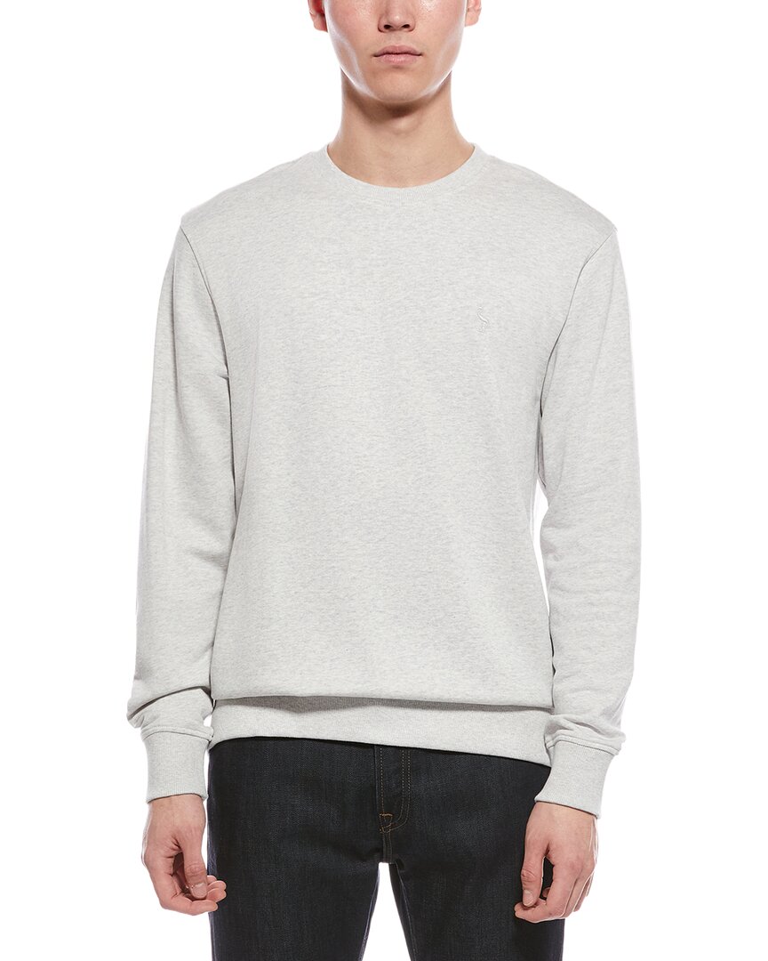 Tailorbyrd French Terry Crewneck Sweatshirt In Gray