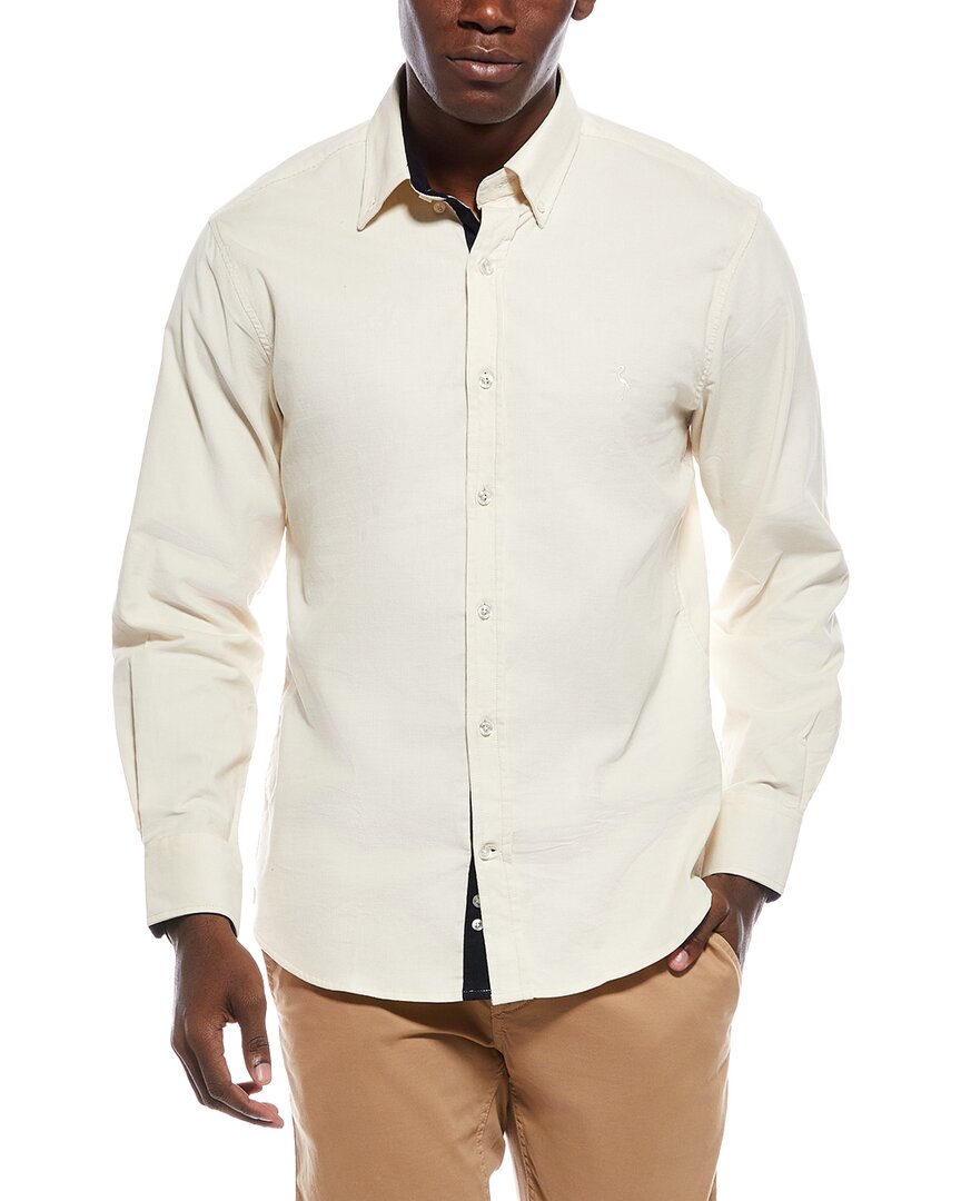 Tailorbyrd Corduroy Sport Shirt In Neutral