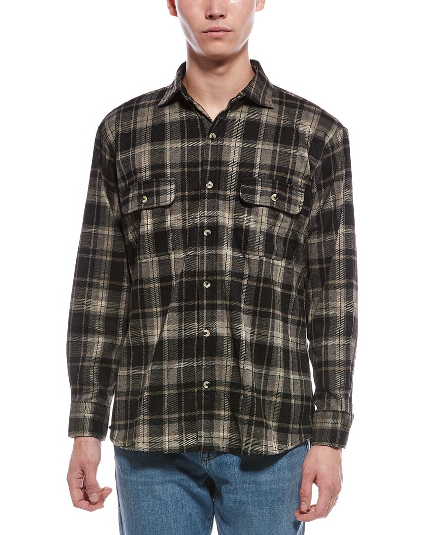 Tailorbyrd Super Soft Sweater Shirt In Black