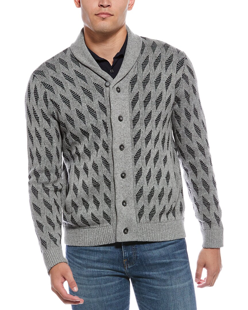 Robert Graham Ivan Wool-blend Sweater In Gray