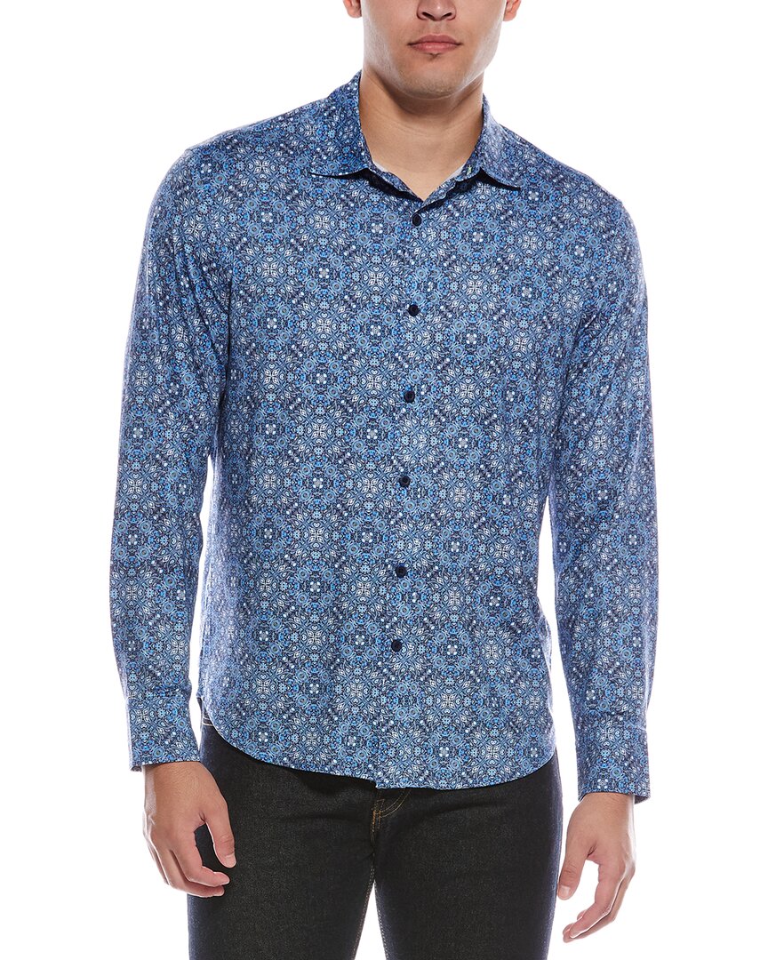 Robert Graham Zante Knit Top In Blue