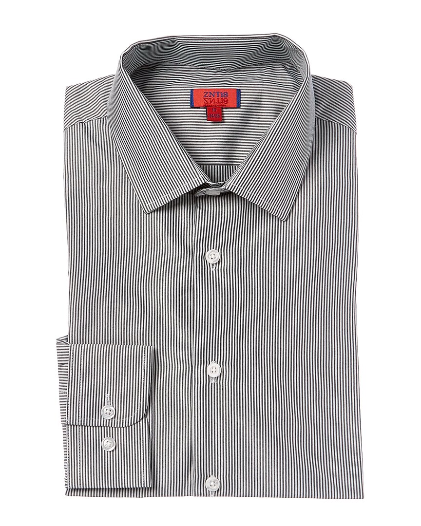 Zanetti Dress Shirt In Gray