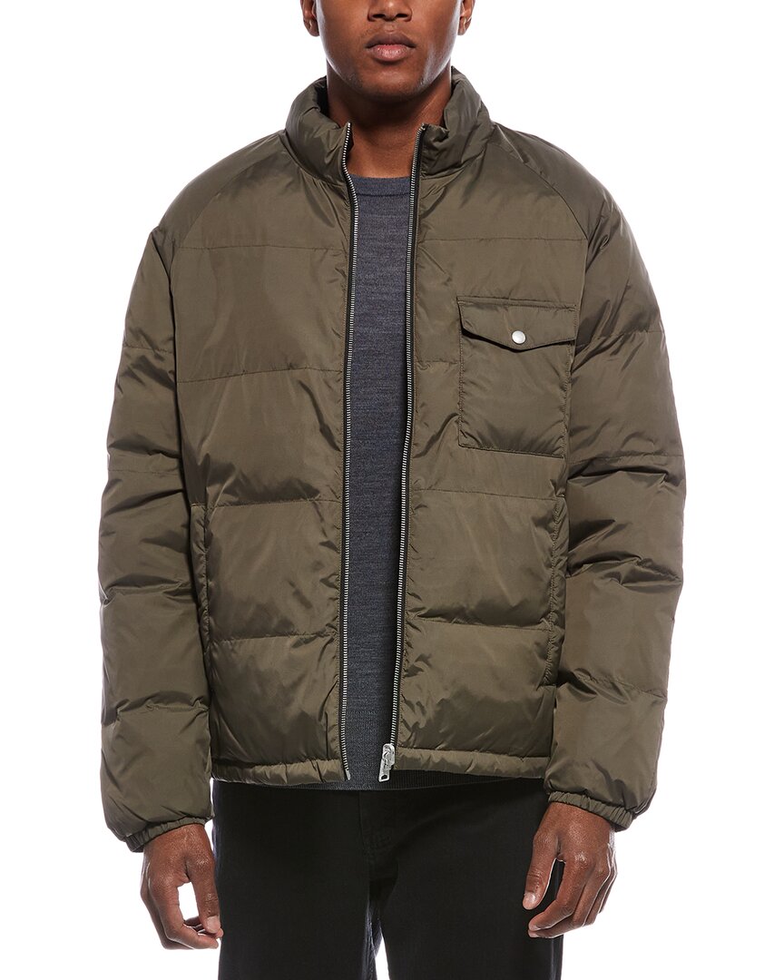 Allsaints Griffin Reversible Jacket In Brown