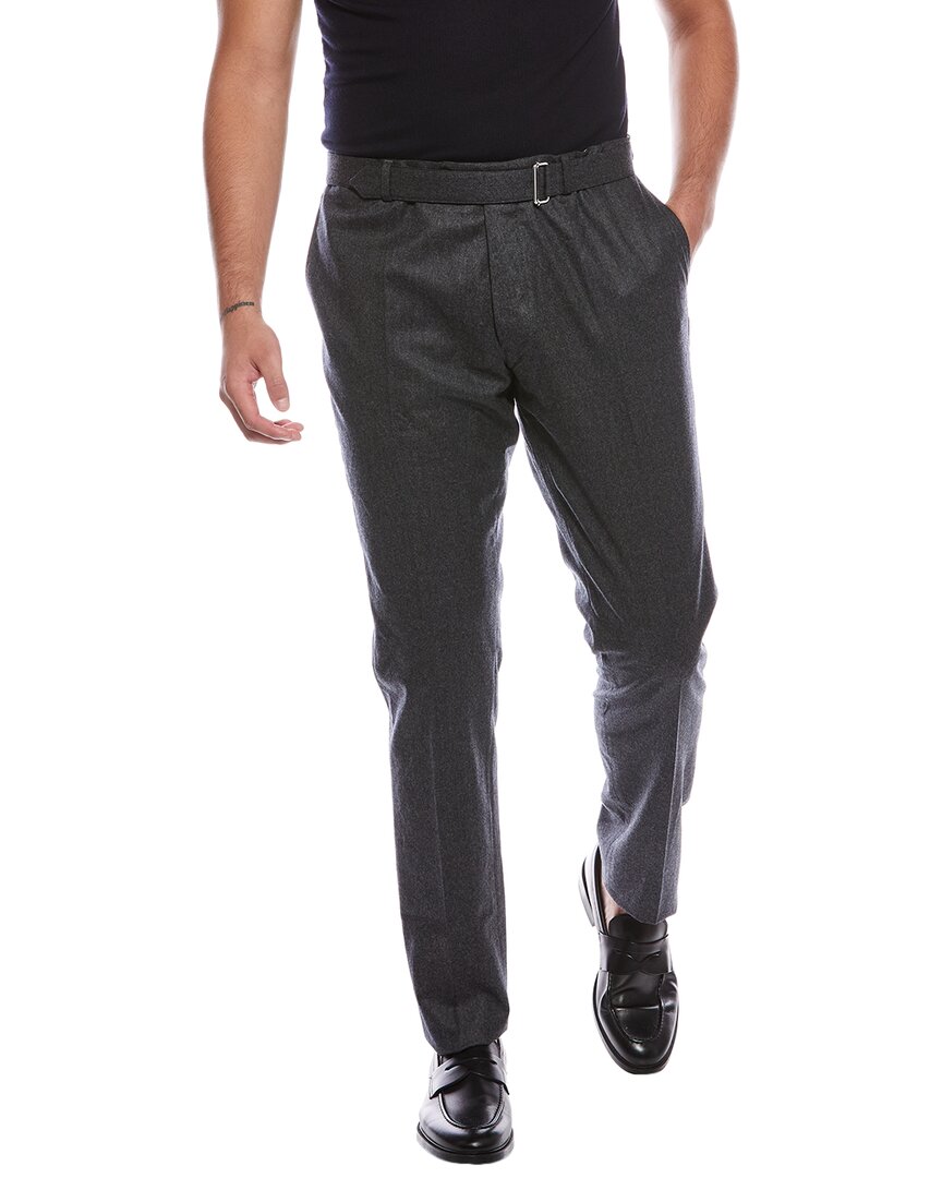 Officine Generale Officine Générale Pierre Wool Pant In Gray