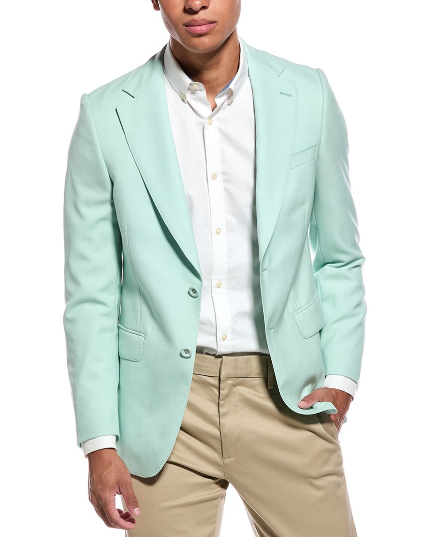 Officine Generale Officine Générale Giovanni Wool Jacket In Green