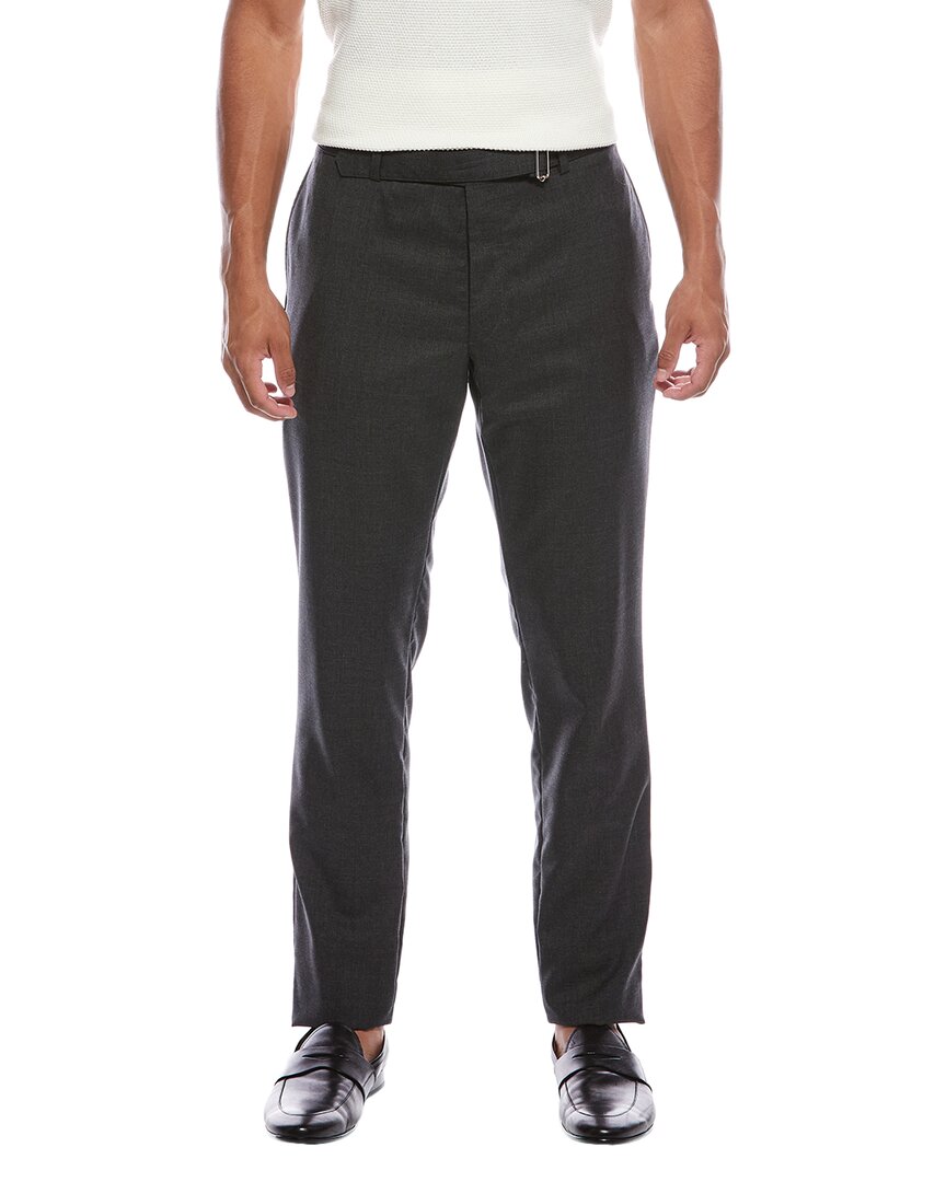 Officine Generale Pierre Wool Pant In Gray