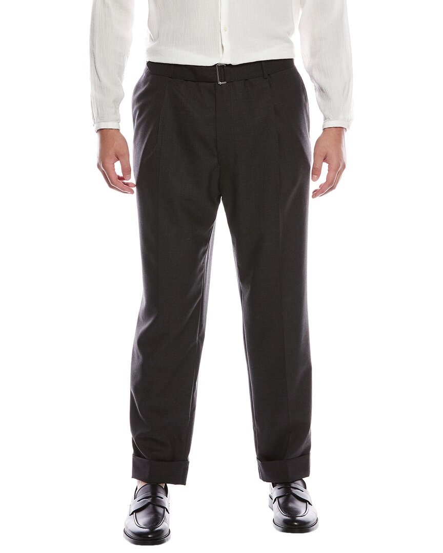 Officine Generale Officine Générale Hugo Wool Pant In Black