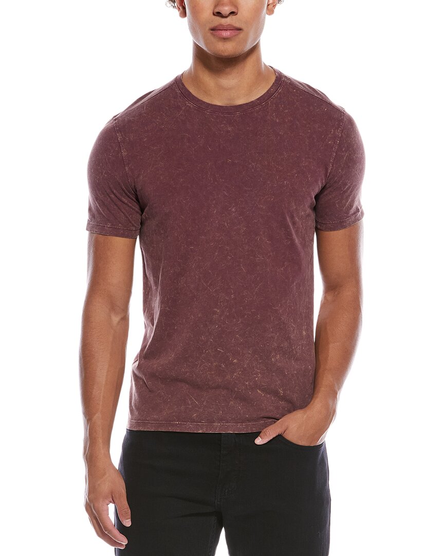John Varvatos Enzo T-shirt In Burgundy