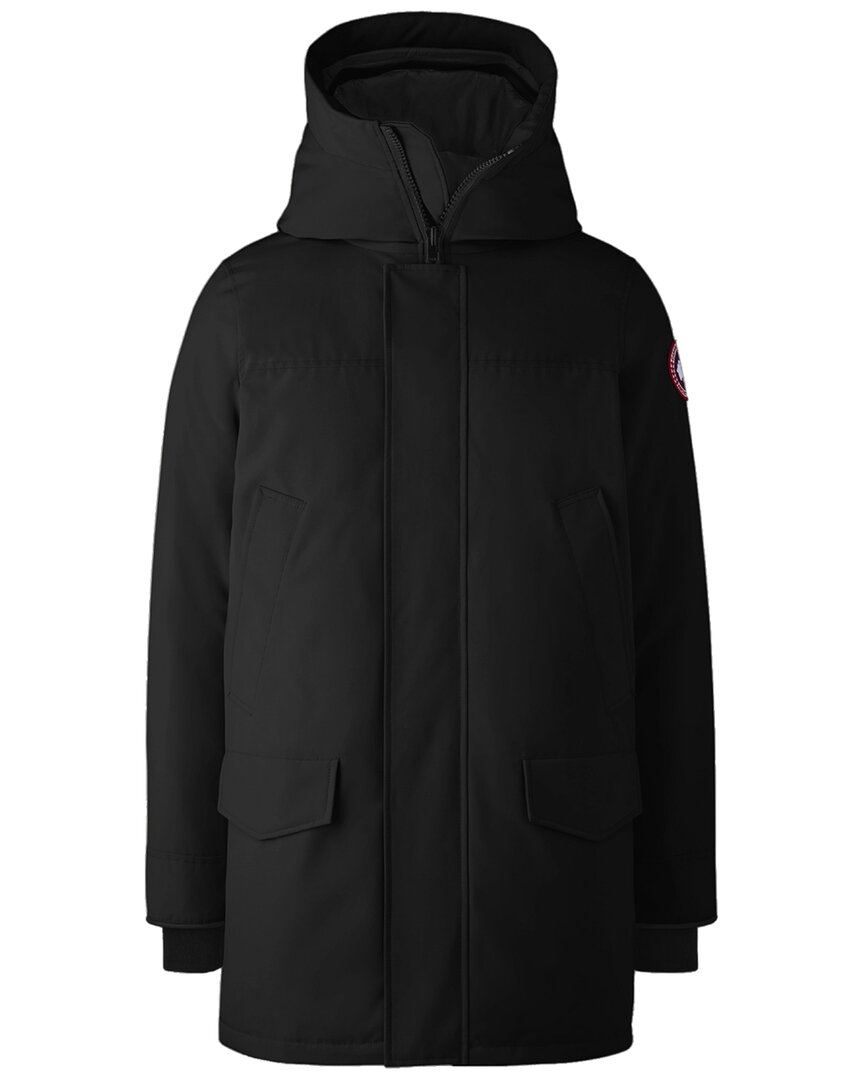 Canada Goose Langford Parka Nylon Down Jacket In Black