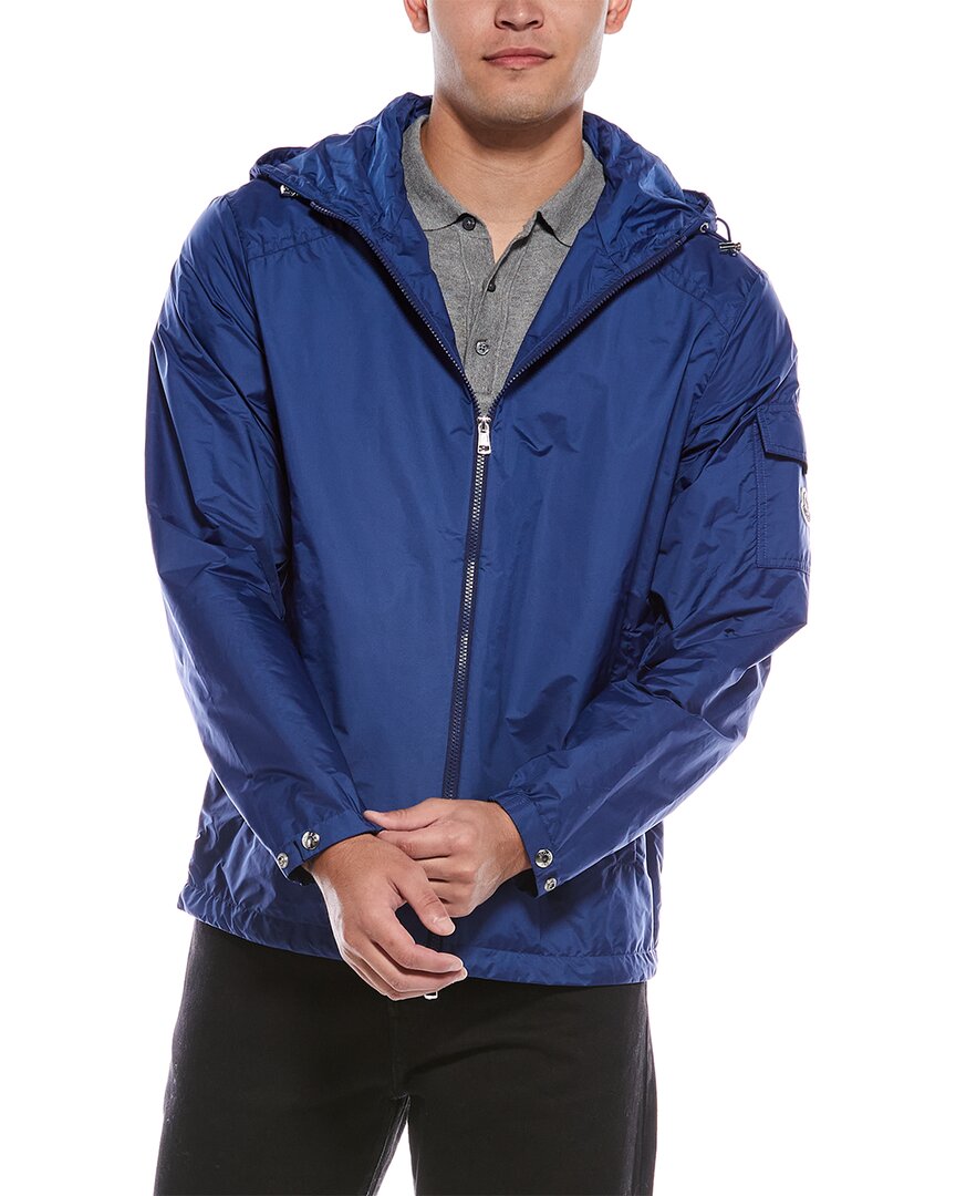 Moncler Etiache Techno Fabric Jacket In Blue