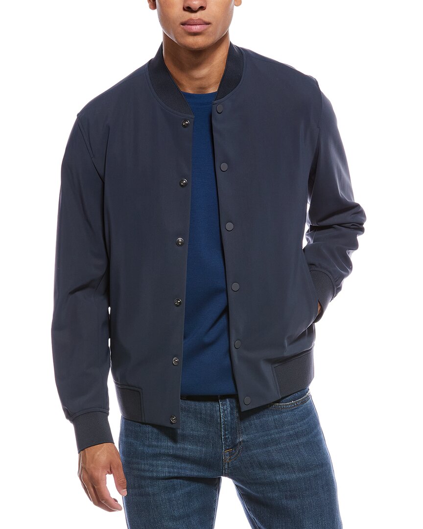 Theory Murphy Bomber Jacket In Blue