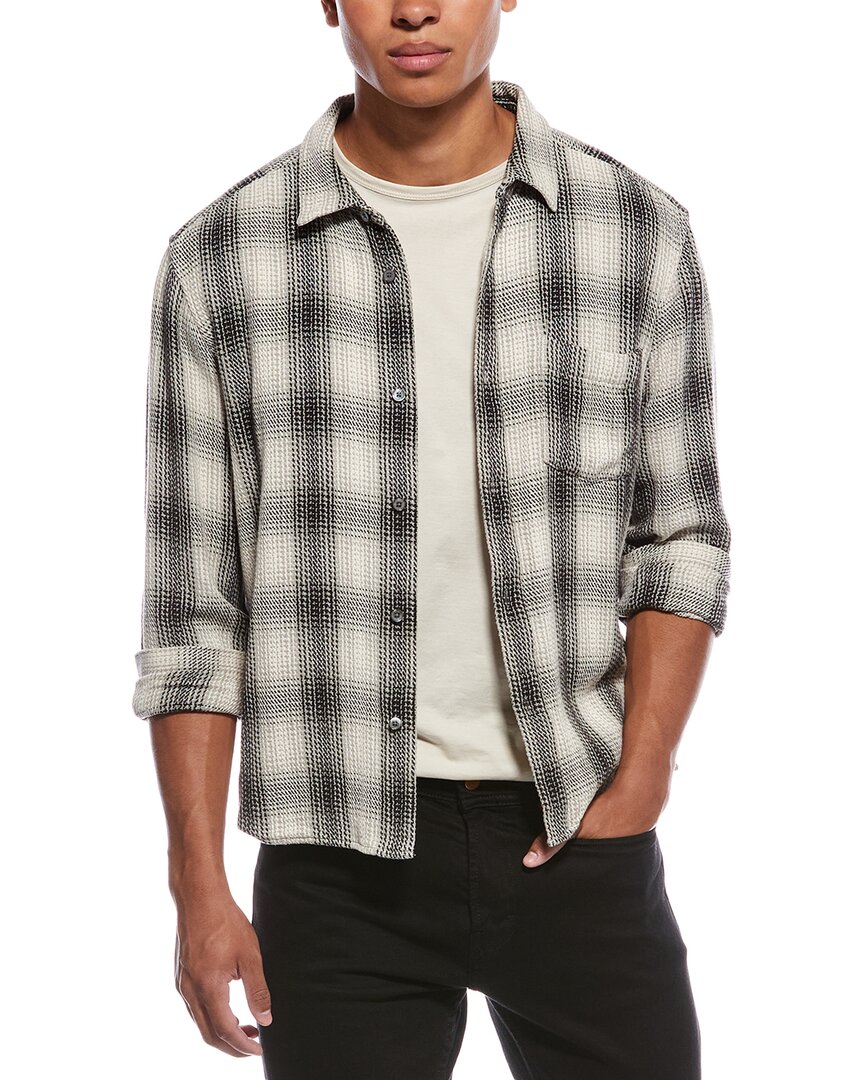 Frame Denim Baja Plaid Shirt In Blue