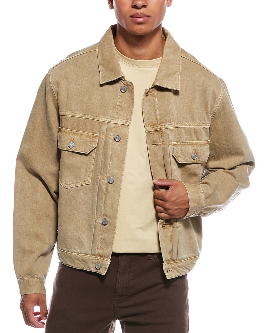 Frame Denim Vintage Denim Jacket In Brown