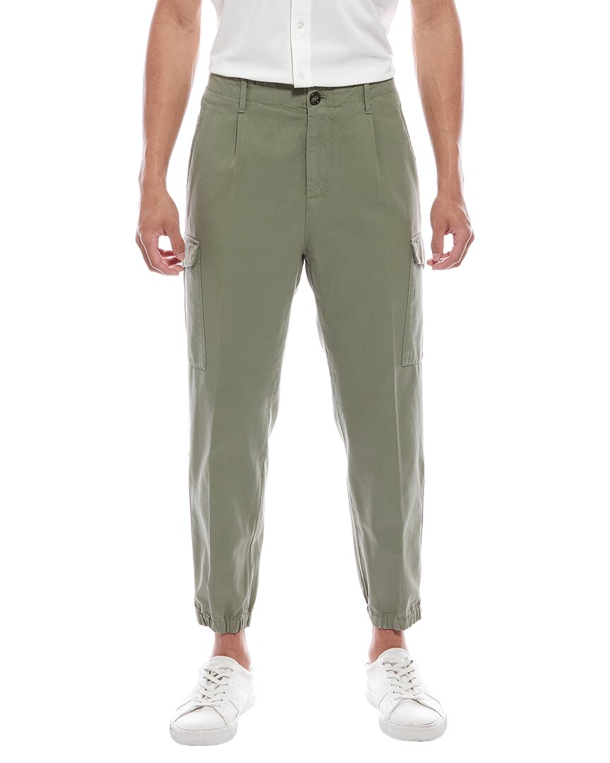 Brunello Cucinelli Pleated Cargo Pant In Green