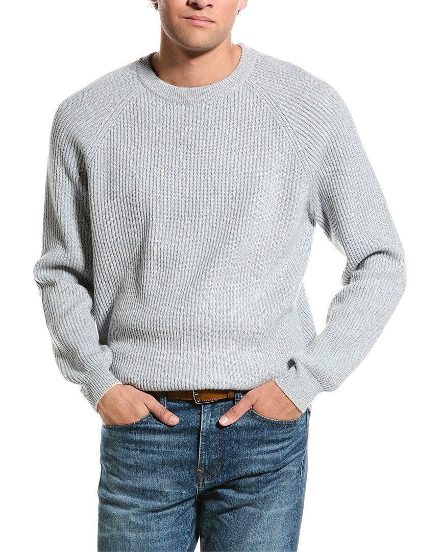 Brunello Cucinelli Wool & Cashmere-blend Sweater In Gray