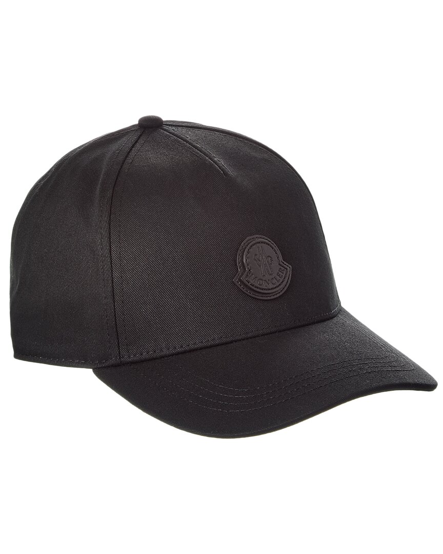 Moncler Baseball Cap In Black