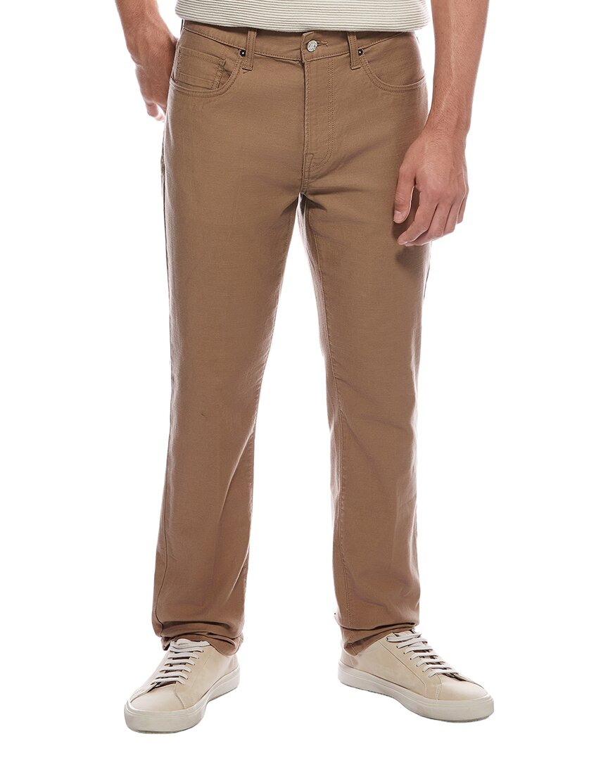Scotch & Soda Medium Brown Straight Fit 5-pocket Jean In Brown