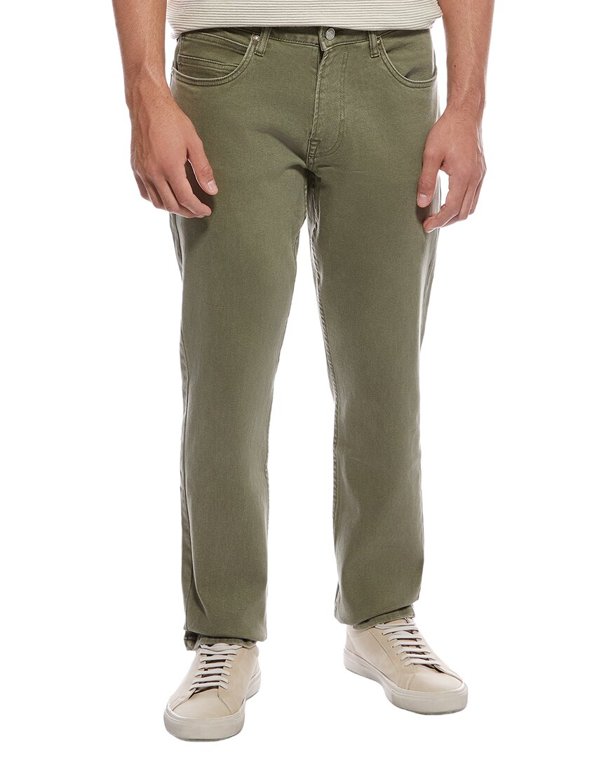Scotch & Soda Cargo Khaki Straight Fit 5-pocket Jean In Green