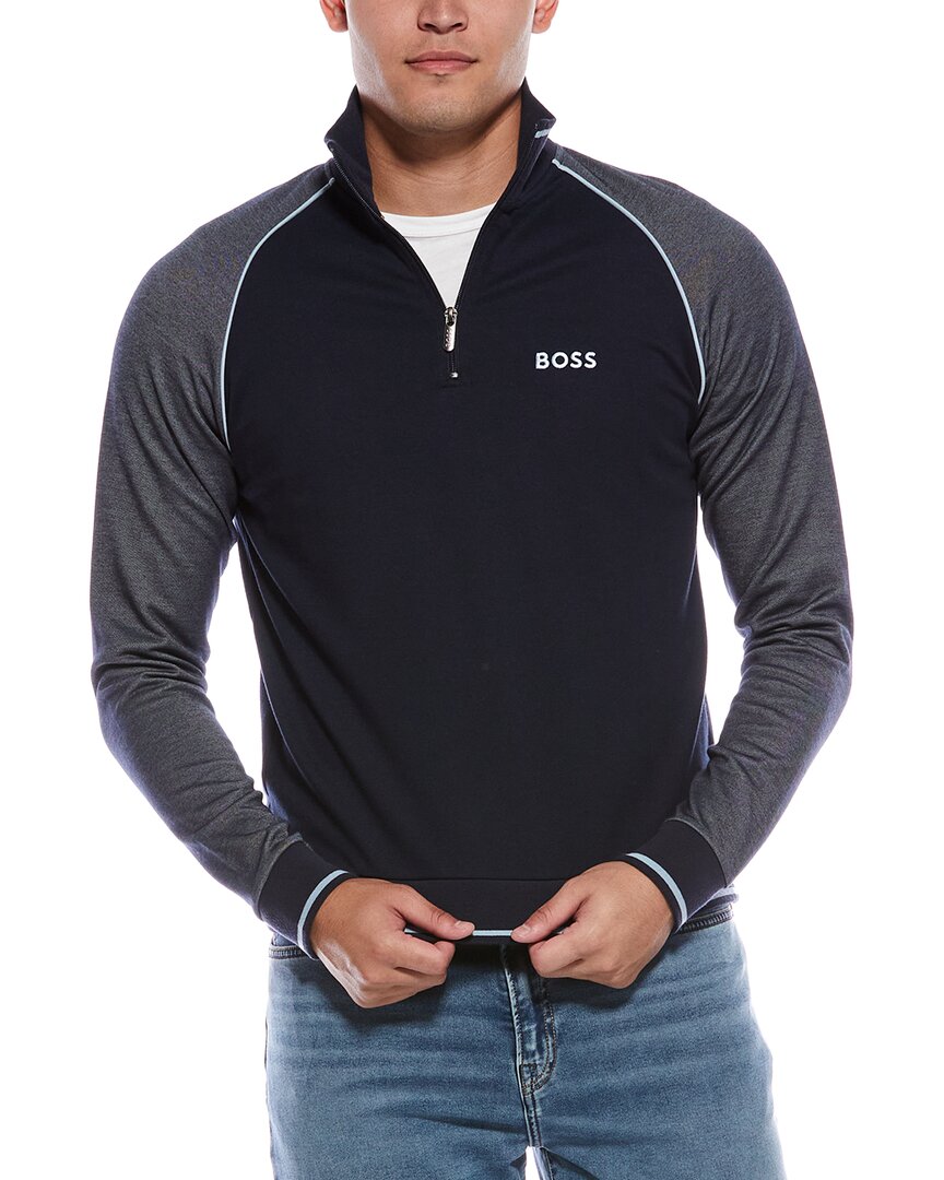 Hugo Boss Tracksuit Jacket In Blue