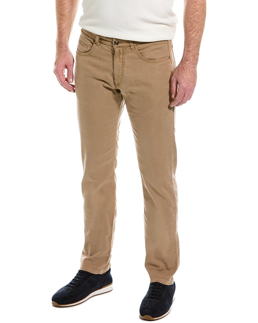Shop Ballin Weathered Canvas Pant In Brown